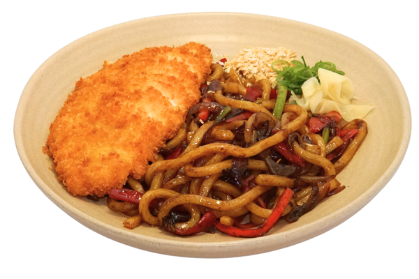 Panelenmiş Tavuklu Udon - Katsu Chicken Udon