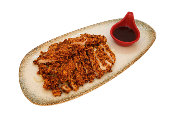 Gevretilmiş Bademli Tavuk - Crispy Almond Chicken